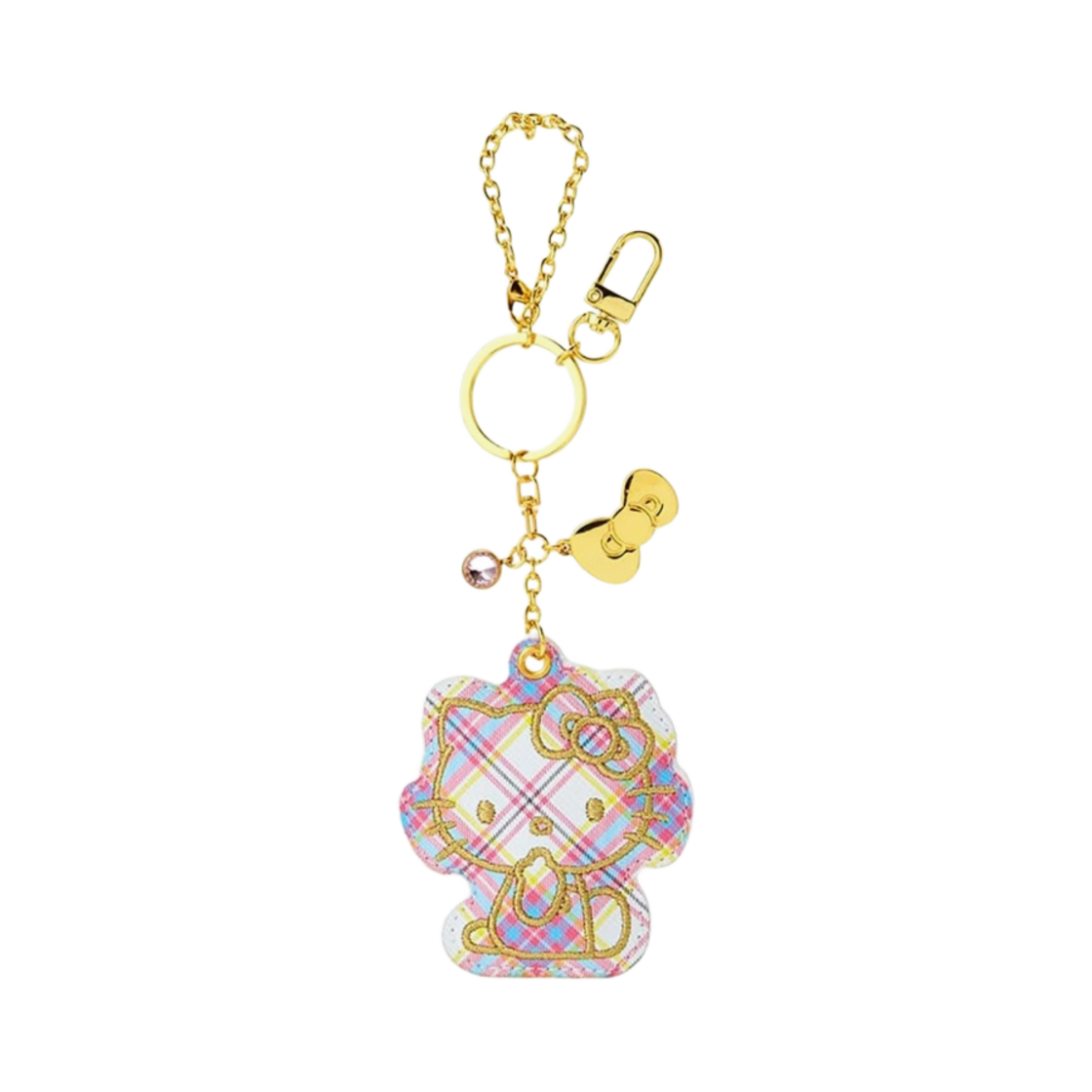 371335 Sanrio Hello Kitty 50th Anniversary Dress Tartan Series Bag Charm