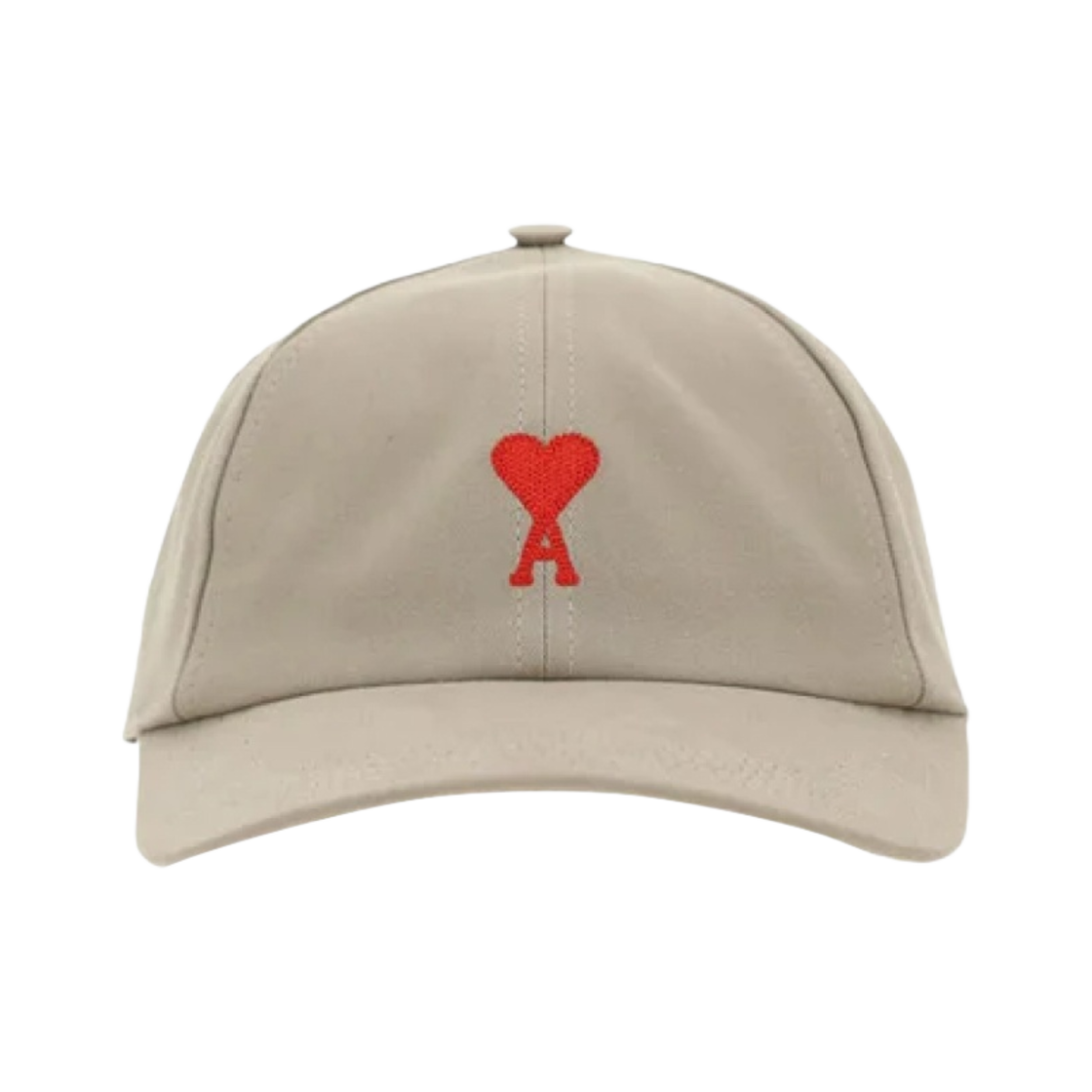 아미 스몰 하트 로고 자수 캡 베이지(AMI de Coeur Embroidery Cap Beige) - 1