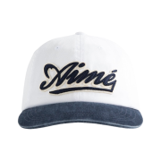 Aime Leon Dore Cycling Logo Hat White Navy