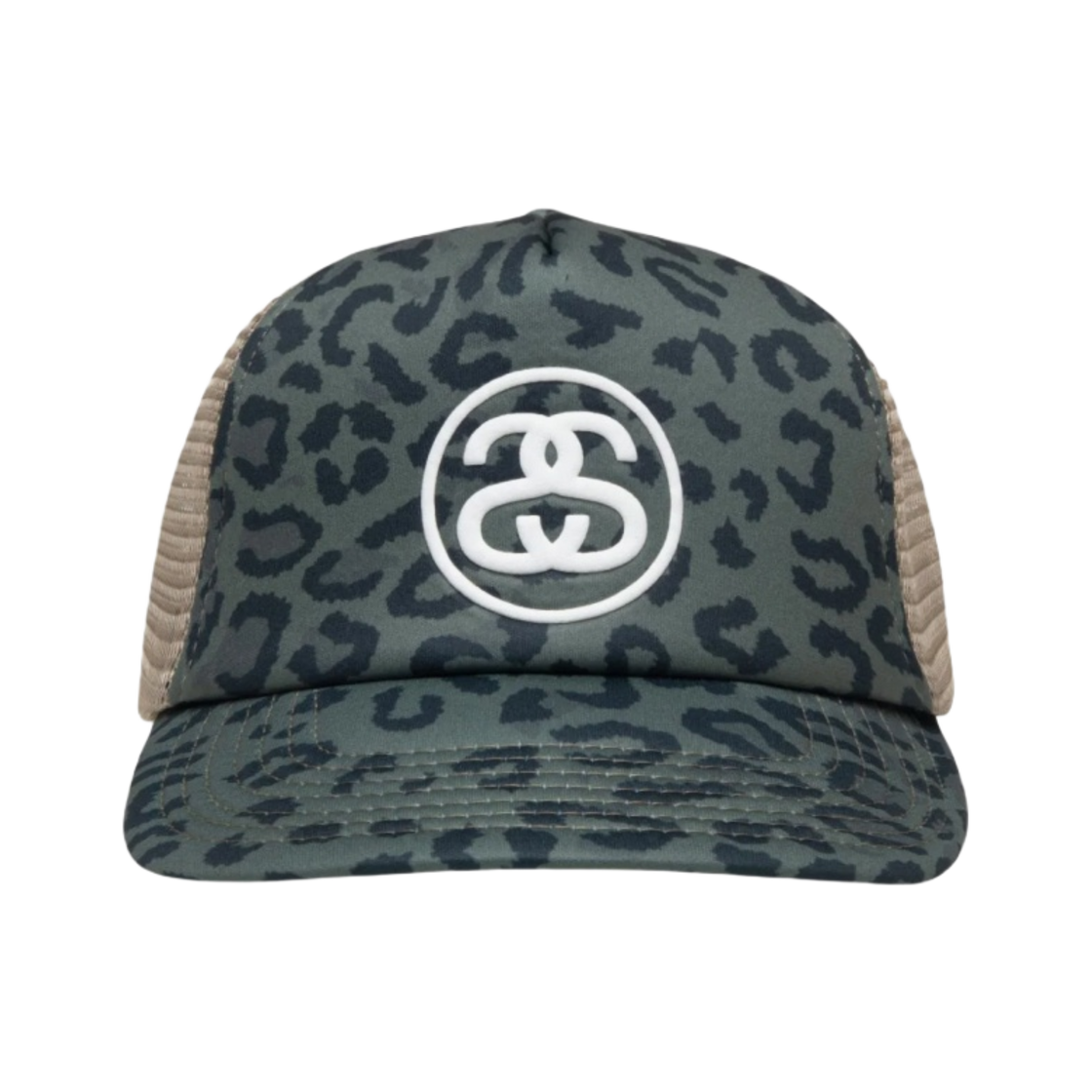 스투시 트러커 SS 링크 스냅백 레오파드(Stussy Trucker SS Link Snapback Leopard) - 1