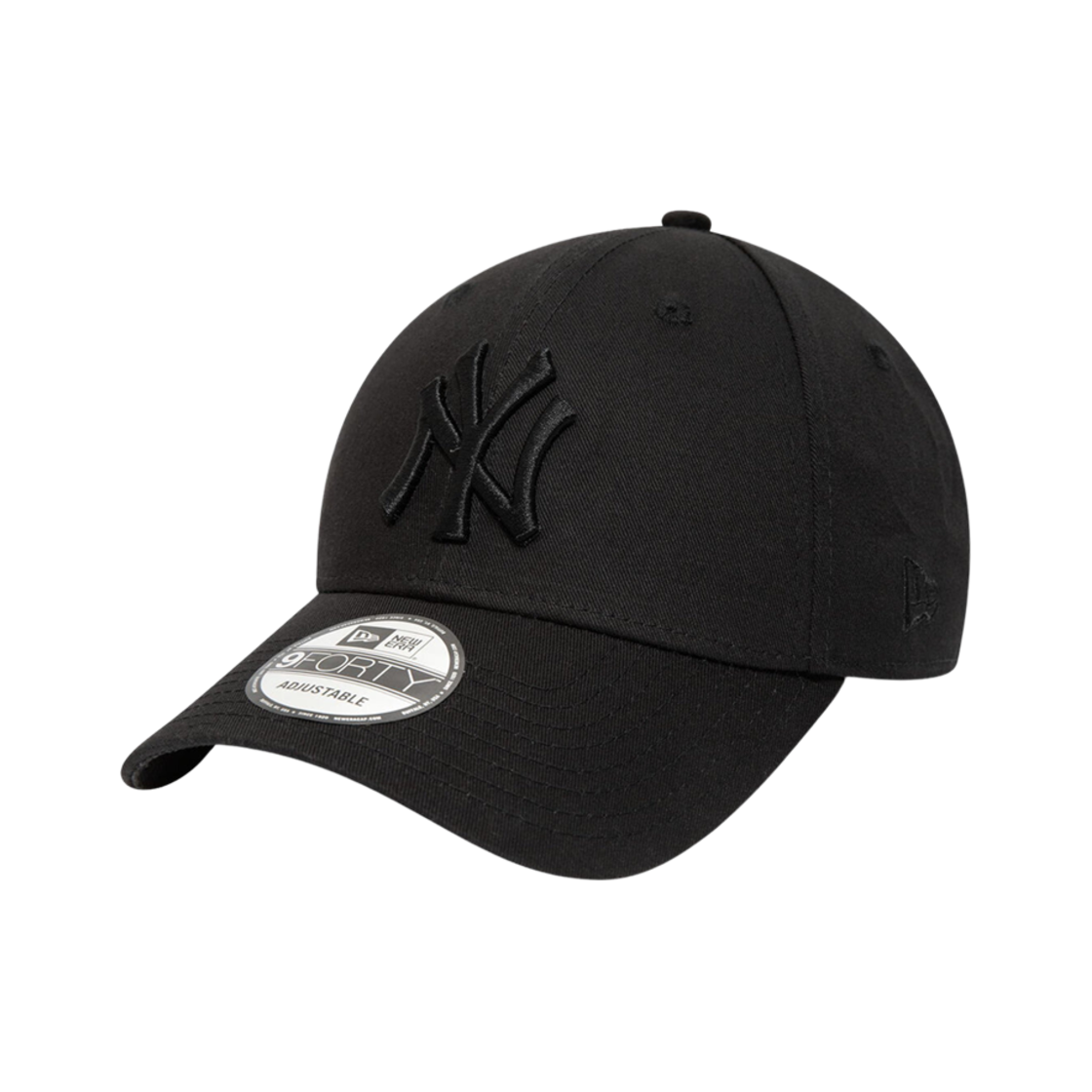 뉴에라 어드저스터블 9포티 뉴욕 양키스 에센셜 캡 블랙(New Era Adjustable 9Forty New York Yankees Essential Cap Black)