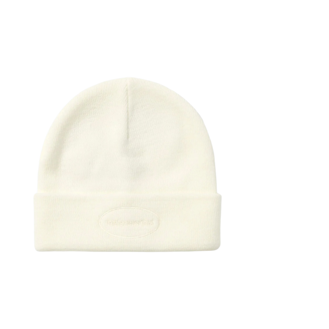 디스이즈네버댓 E/T 로고 비니 오프 화이트(Thisisneverthat E/T-Logo Beanie Off White) - 1
