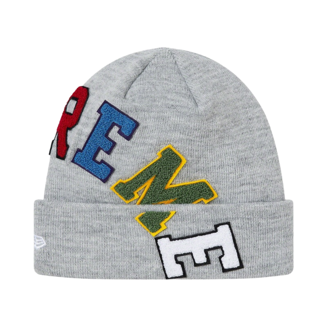 슈프림 뉴에라 빅 아크 비니 헤더 그레이 - 20FW(Supreme New Era Big Arc Beanie Heather Grey - 20FW) - 2
