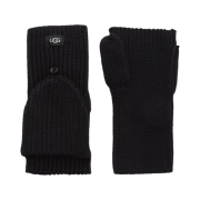 (W) UGG Cozy Knit Flip Mitten Black