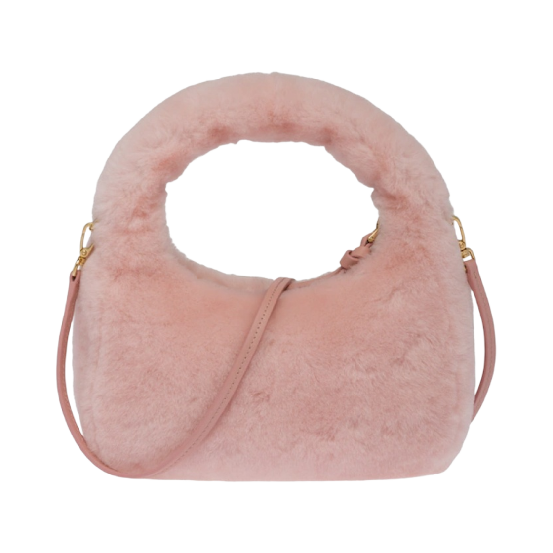 미우 미우 완더 양가죽 호보백 오키드 핑크(Miu Miu Wander Sheepskin Hobo Bag Orchid Pink) - 3