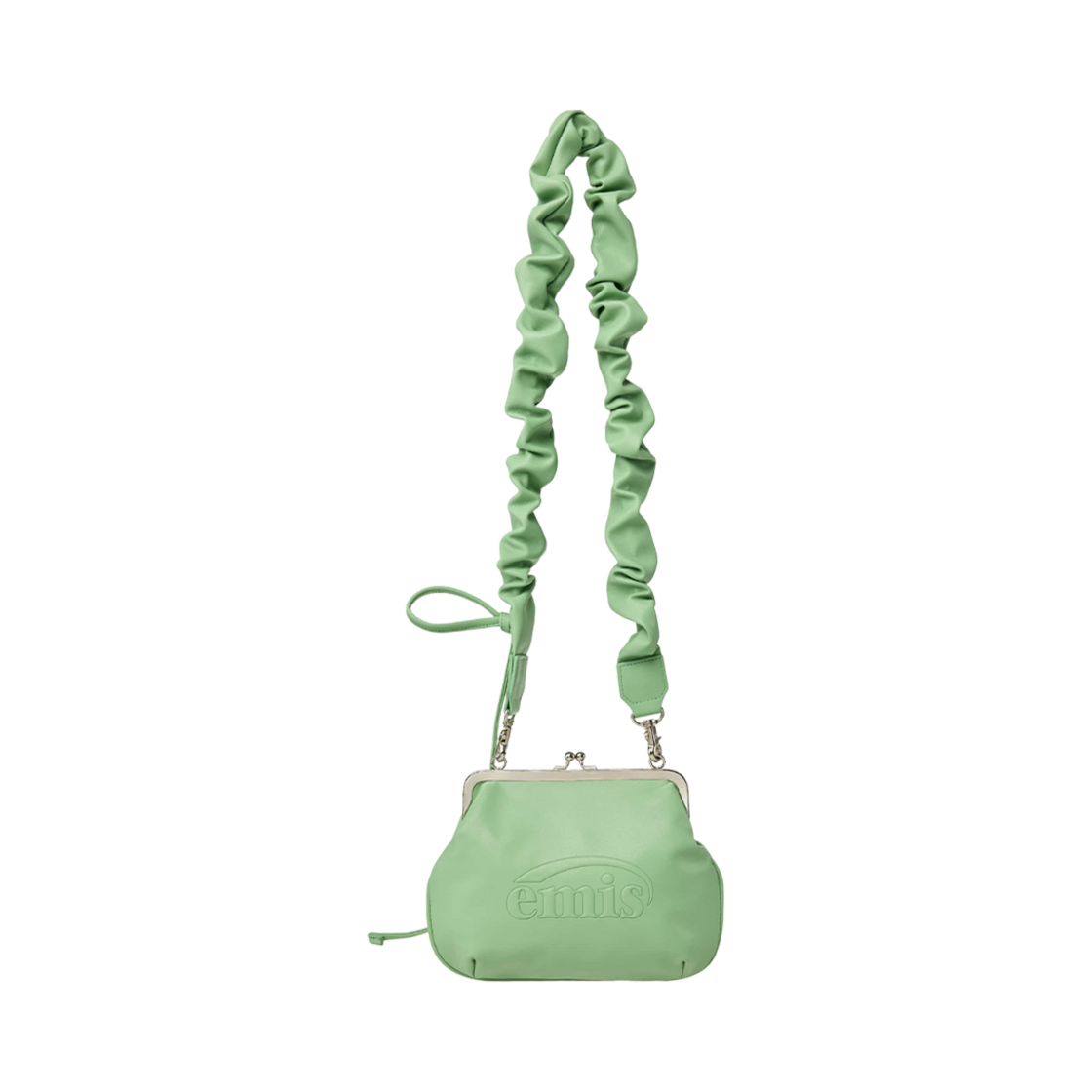 이미스 스트링 스트랩 클래스프 프레임 퍼스백 그린(Emis String Strap Clasp Frame Purse Bag Green) - 1
