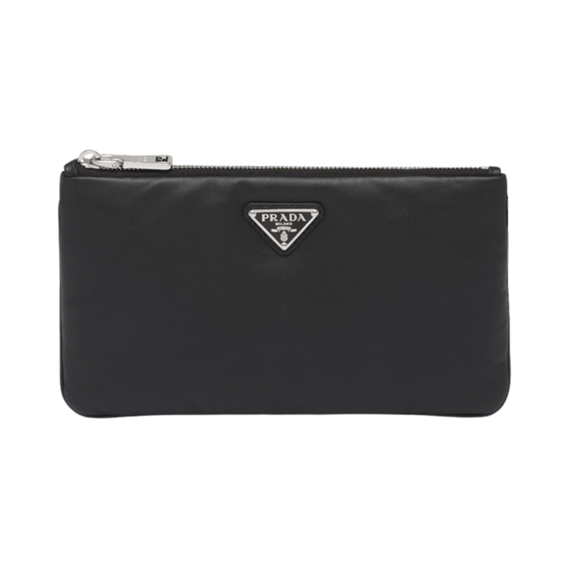 프라다 레더 파우치 블랙(Prada Leather Pouch Black) - 1