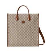 Gucci Interlocking G Medium Tote Bag Beige Ebony