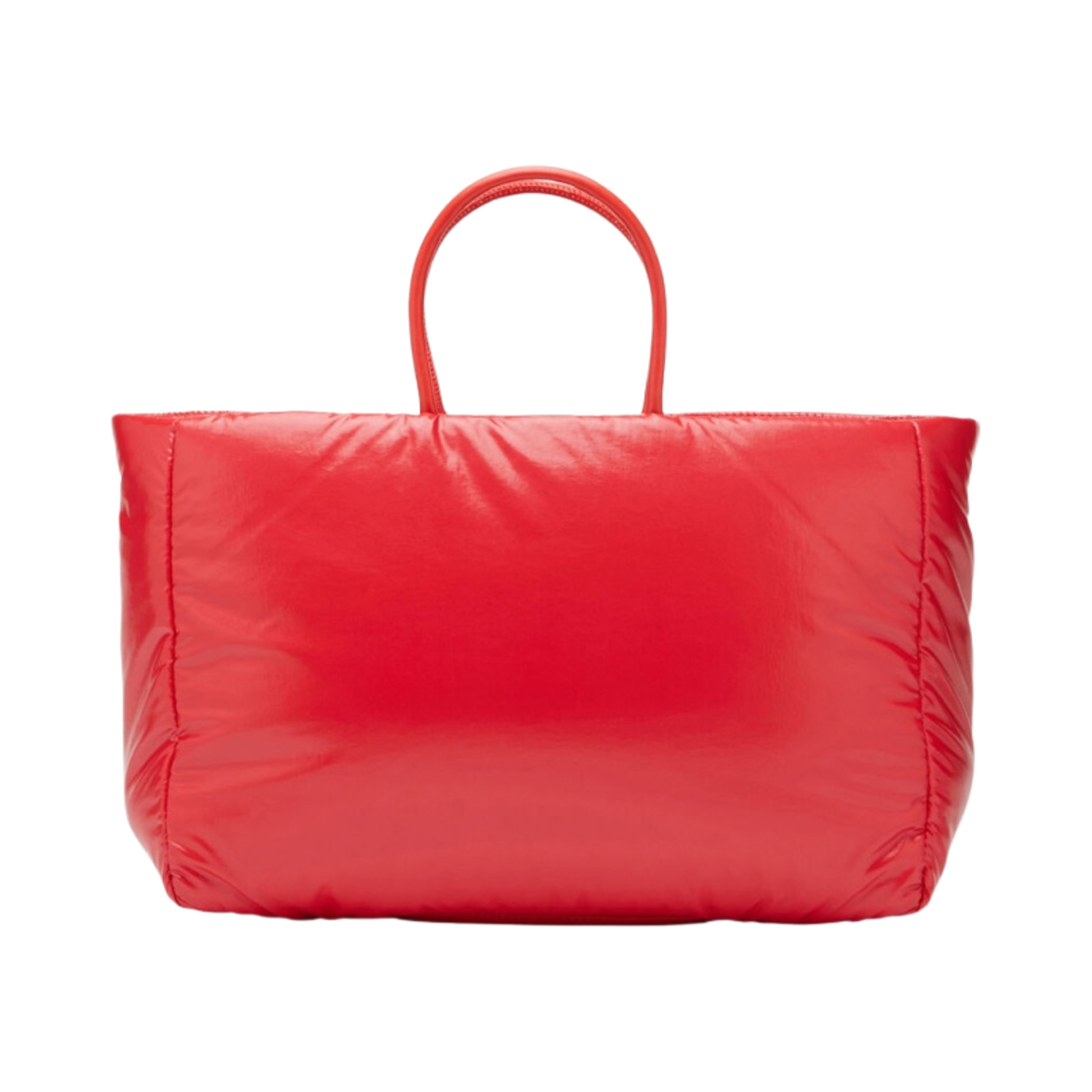 디젤 퍼프 DSL 미디움 토트백 인레이드 로고 레드(Diesel Puff DSL Medium Tote Bag with Inlaid Logo Red) - 3