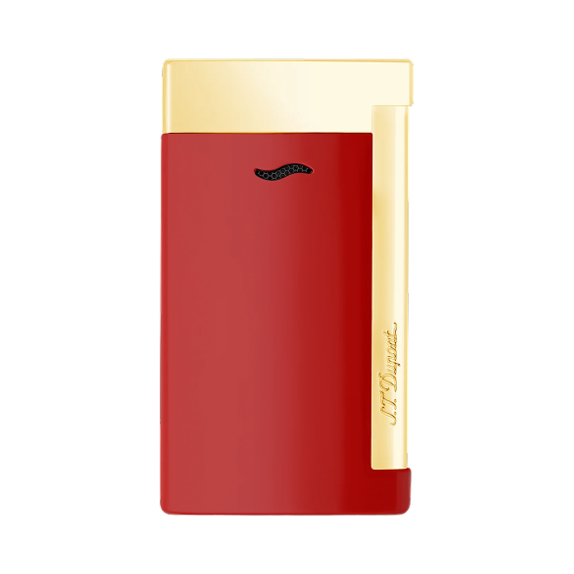 027774 S.T. Dupont Slim 7 Lighter Burgundy Gold