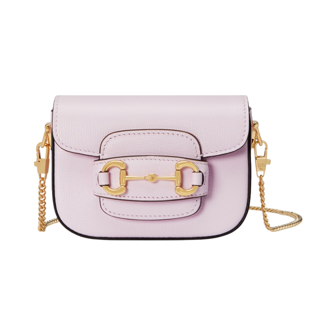 구찌 홀스빗 1955 슈퍼 미니백 라이트 핑크 레더(Gucci Horsebit 1955 Super Mini Bag Light Pink Leather) - 1