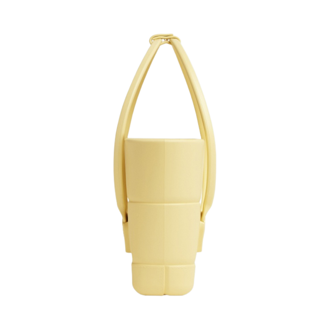 보테가 베네타 아르코 미니 러버 쇼핑백 문 빔(Bottega Veneta Arco Mini Rubber Shopping Bag Moon Beam) - 2