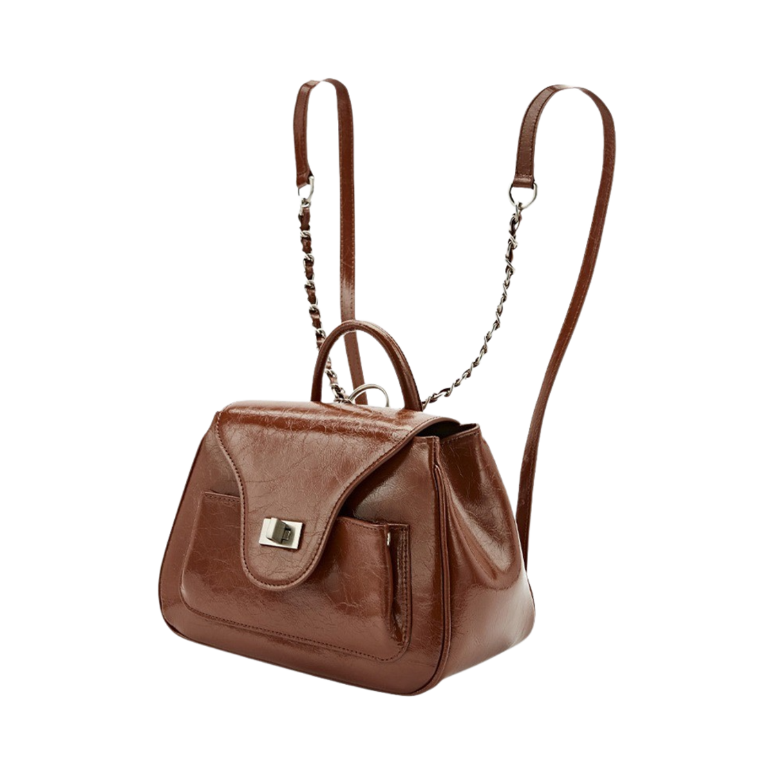 아포아 파오 체인 백팩 진저브라운(APOA Pao Chain Backpack Ginger Brown)