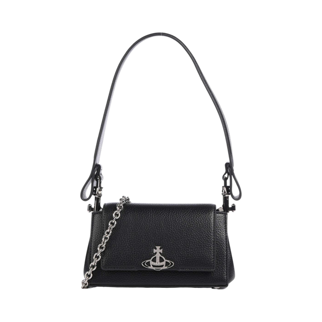 46030001W-S000D-N403 Vivienne Westwood Hazel Small Shoulder Bag Black