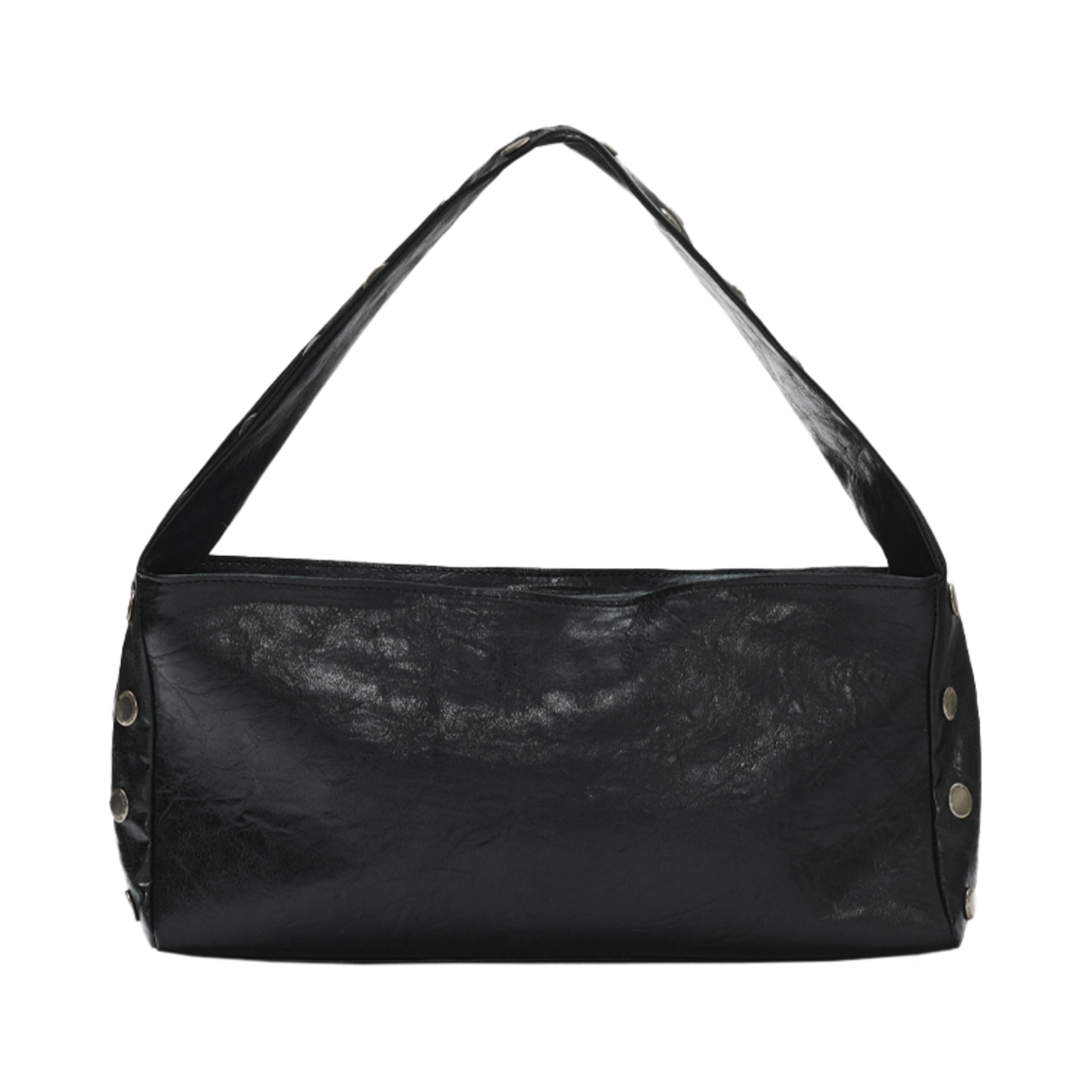 다이애그널 펑키 와이드 스트랩 백 블랙