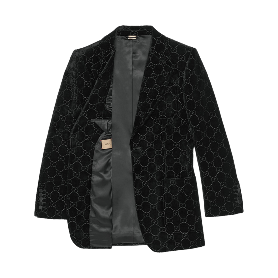 구찌 GG 벨벳 자켓 블랙 | Gucci | KREAM