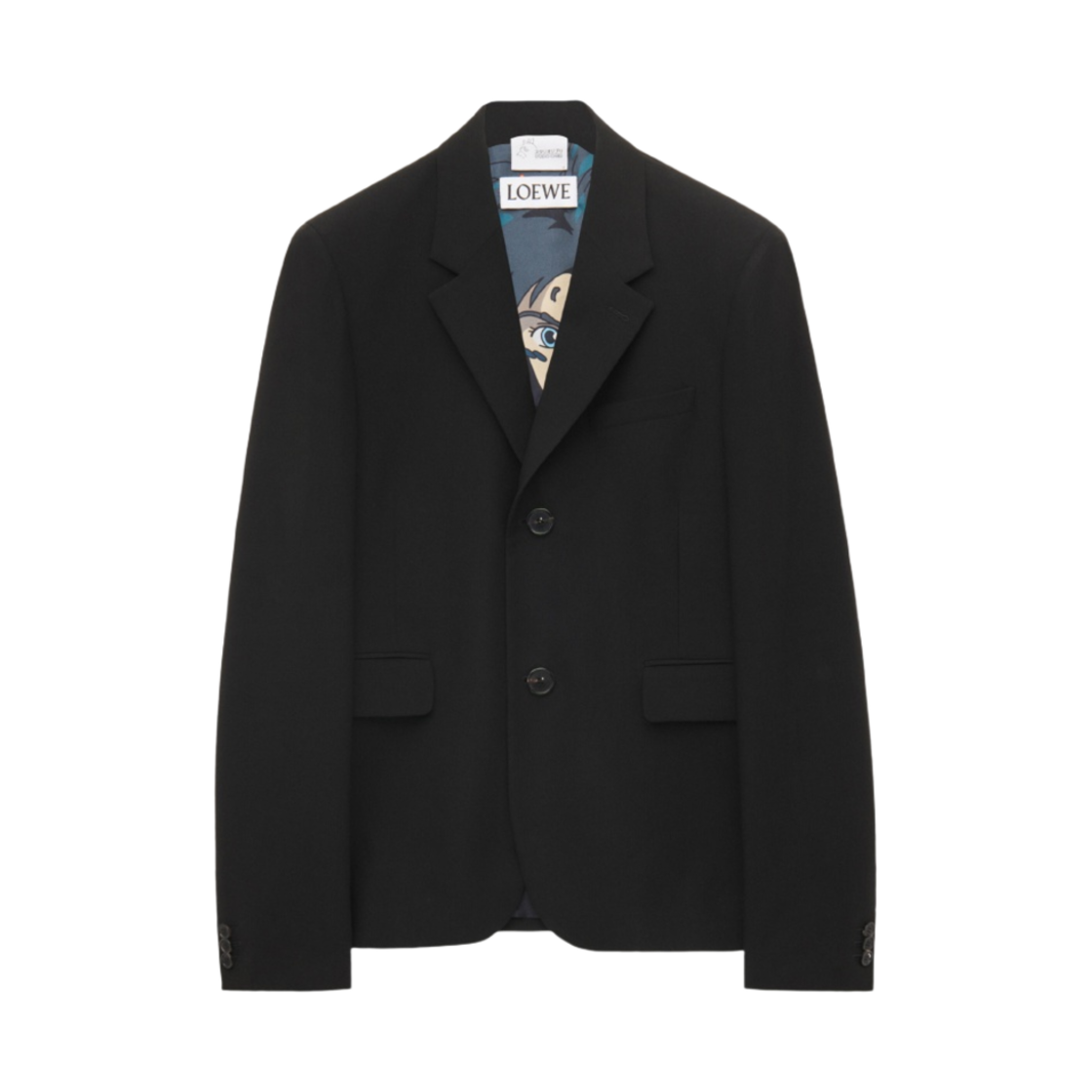 로에베 x 하울의 움직이는 성 울 자켓 블랙(Loewe x Howl's Moving Castle Jacket in Wool Black) - 1
