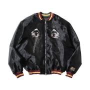 Kapital Sheer Pearl Mosquito Guard Souvenir Jacket Tiger Black