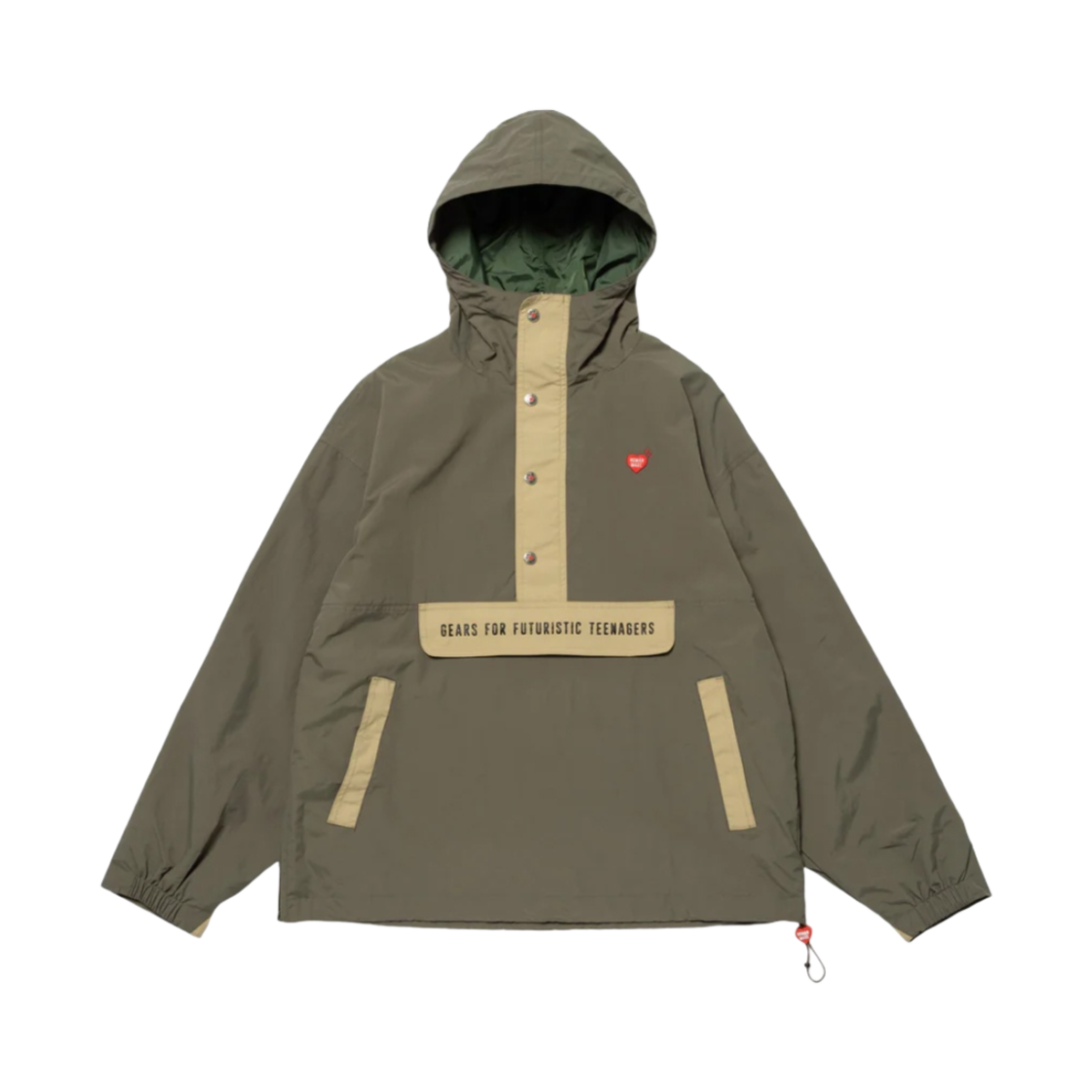 휴먼 메이드 아노락 파카 올리브 드랩(Human Made Anorak Parka Olive Drab) - 1