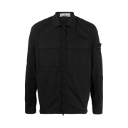 Stone Island 10210 Double Pocket Cotton Overshirt Black - 23SS