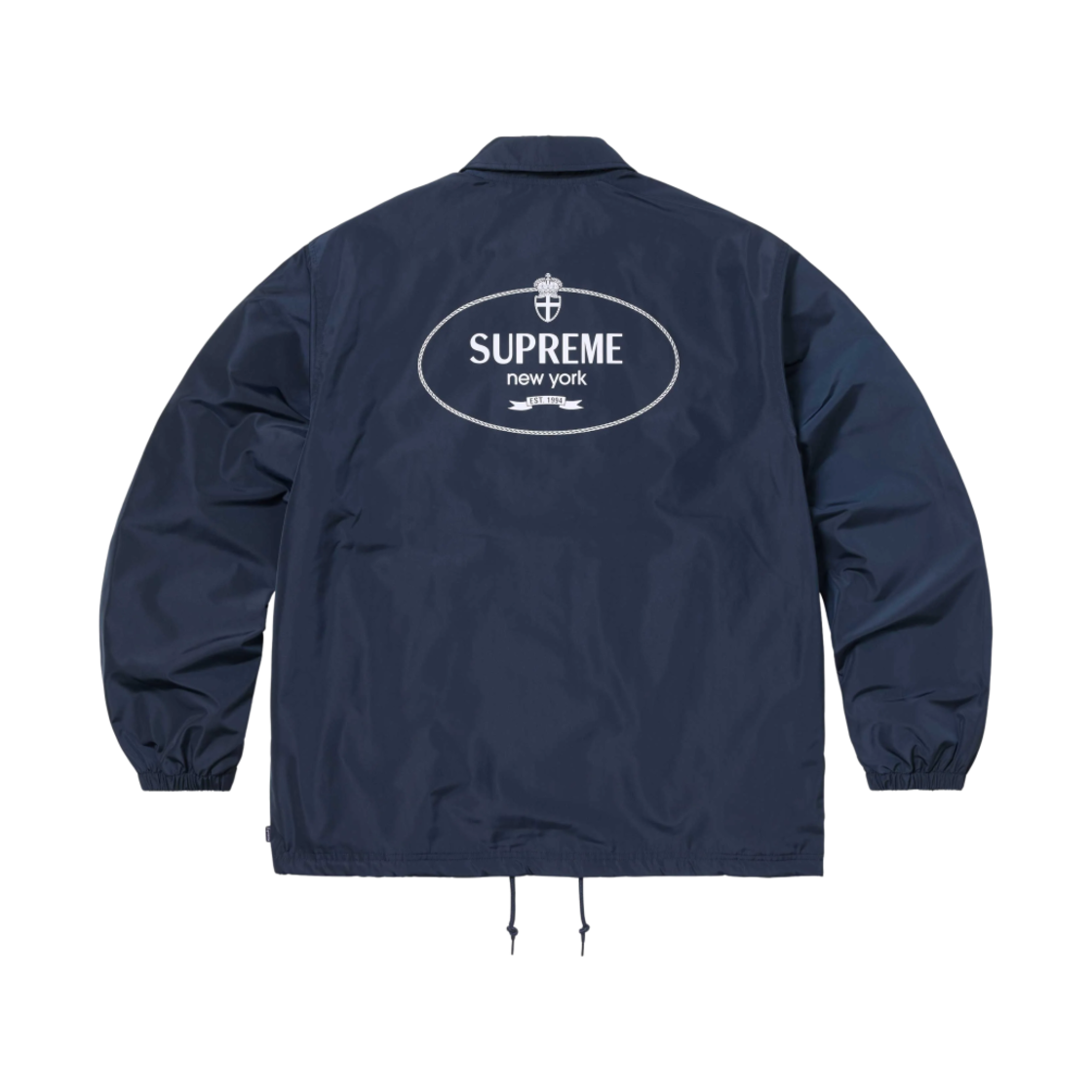 슈프림 크레스트 코치 자켓 네이비 - 24FW