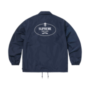 Supreme Crest Coaches Jacket Navy - 24FW