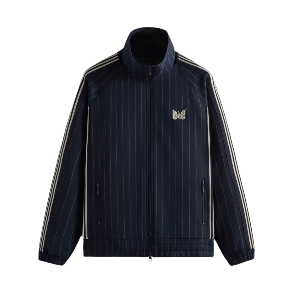 니들스 x 키스 더블 니트 내로우 트랙 자켓 녹터널(Needles x Kith Double Knit Track Jacket Nocturnal)
