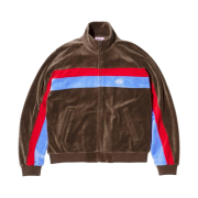 Supreme x Martine Rose Velour Track Jacket Brown - 24FW