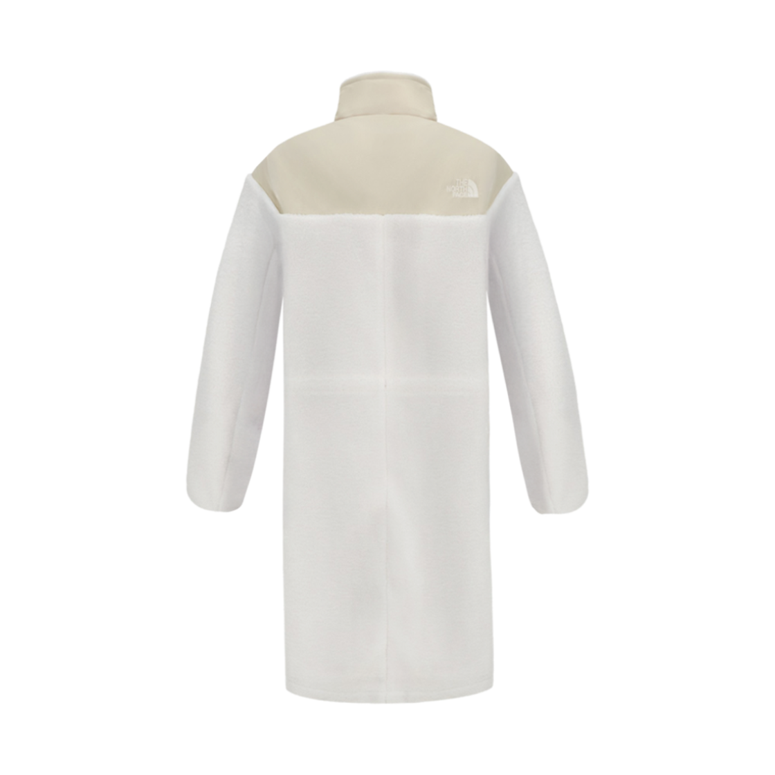 (W) 노스페이스 울리 플리스 코트 화이트 샌드((W) The North Face Woolly Fleece Coat White Sand) - 2