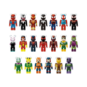 Bearbrick Happy Kuji Marvel Spider-man Set 20 Pack 100%