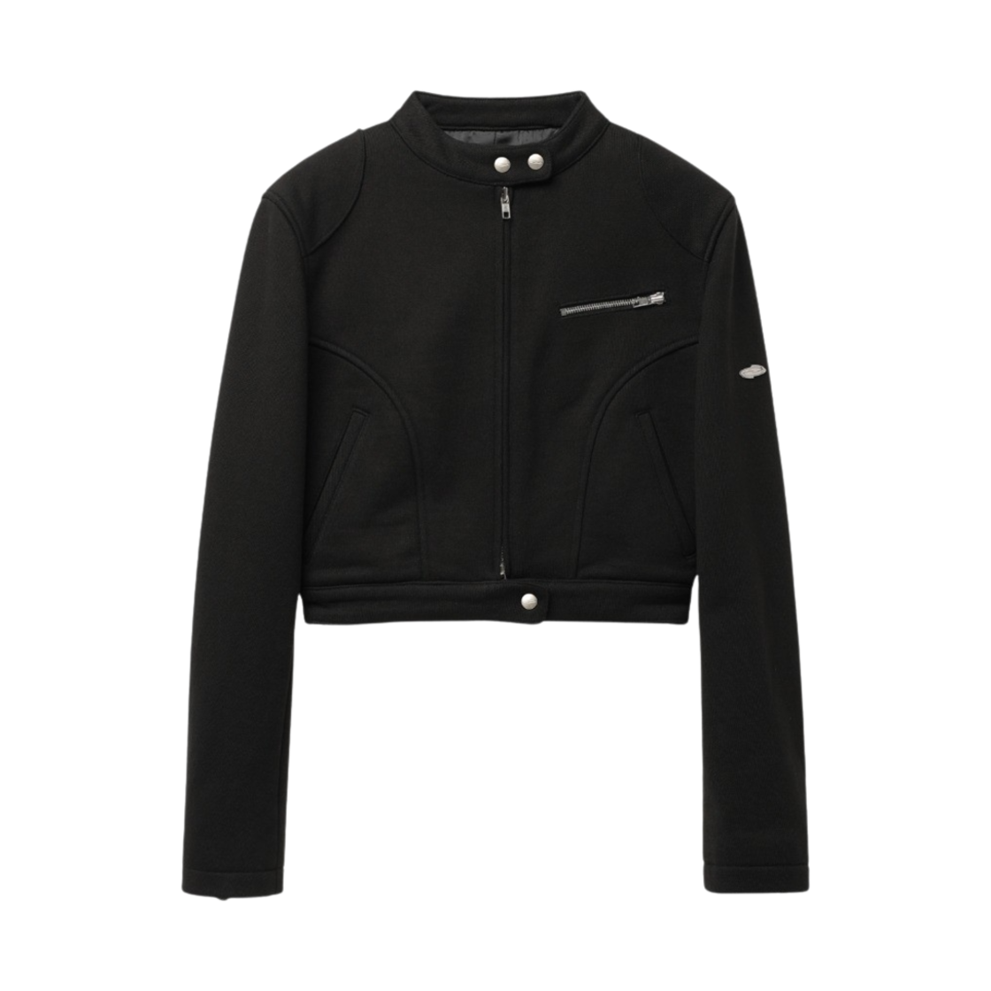 FWSWCJA111M Opening Project W Biker Jersey Jacket Black