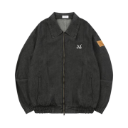 MUCENT Treat Cutting Denim Blouson Jacket Black