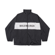 Balenciaga Zip Up Jacket Black