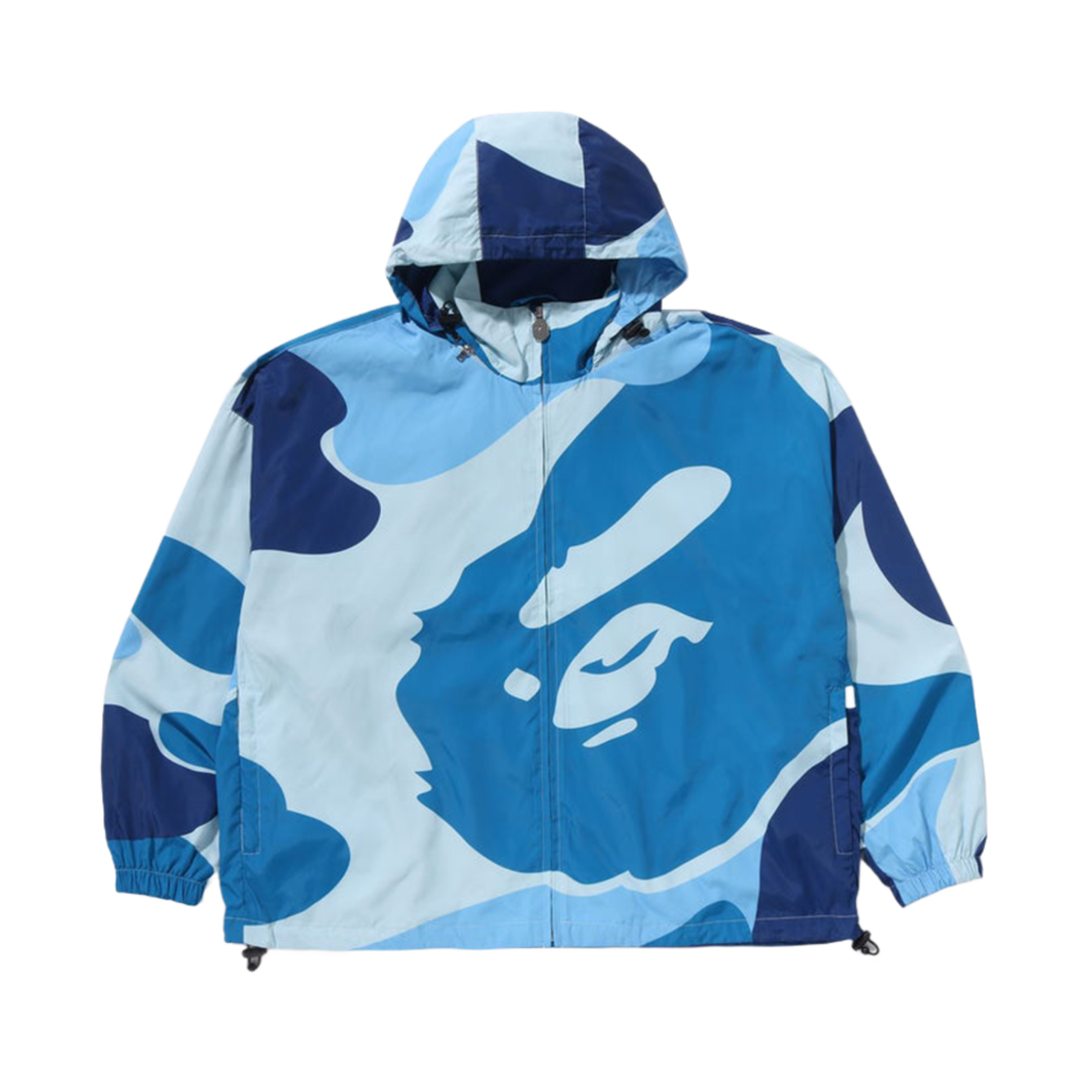 - BAPE ABC Camo Hooded Jacket Blue