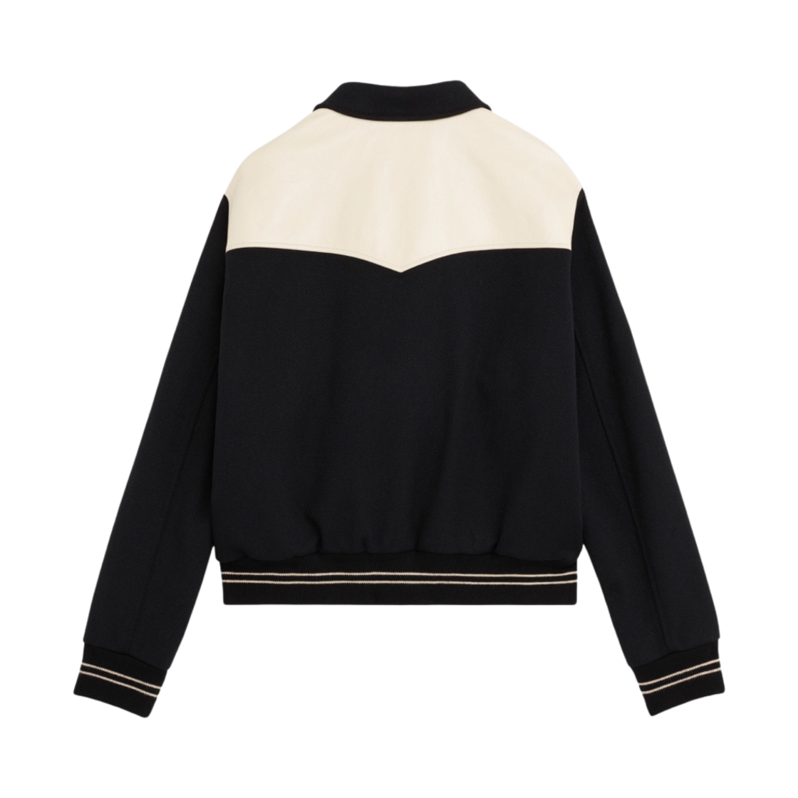 셀린느 텍스쳐드 울 웨스턴 테디 자켓 블랙(Celine Western Teddy Jacket in Textured Wool Black) - 2