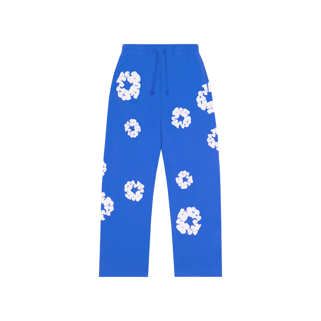 - Denim Tears Cotton Wreath Baggy Sweatpants Blue