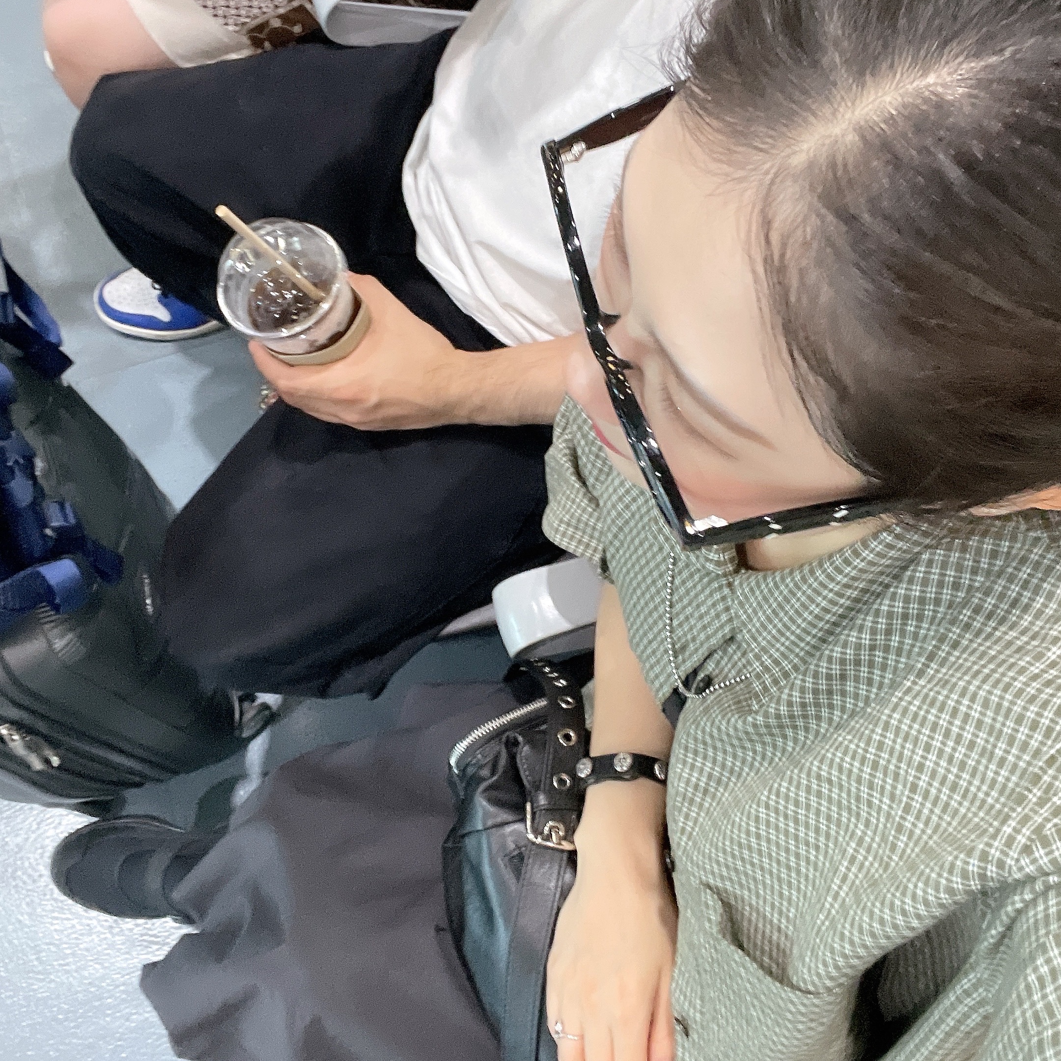 Gentle Monster x Maison Margiela MM209 Black Clear, Supreme x Tiffany & Co. Return to Tiffany Heart Tag Pendant - 21FW 착용 스타일 - 2
