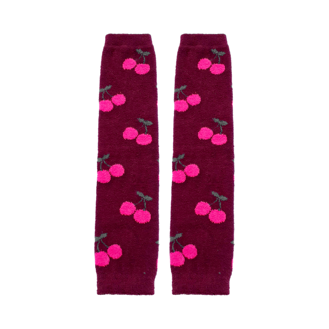 A-TTSC-WN-U Aone Unisex Thermal Tactel Soft Cherry Sleep Arm Warmers 2-Pack Wine