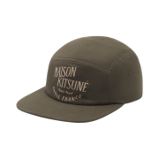 Maison Kitsune Palais Royal 5P Cap Khaki