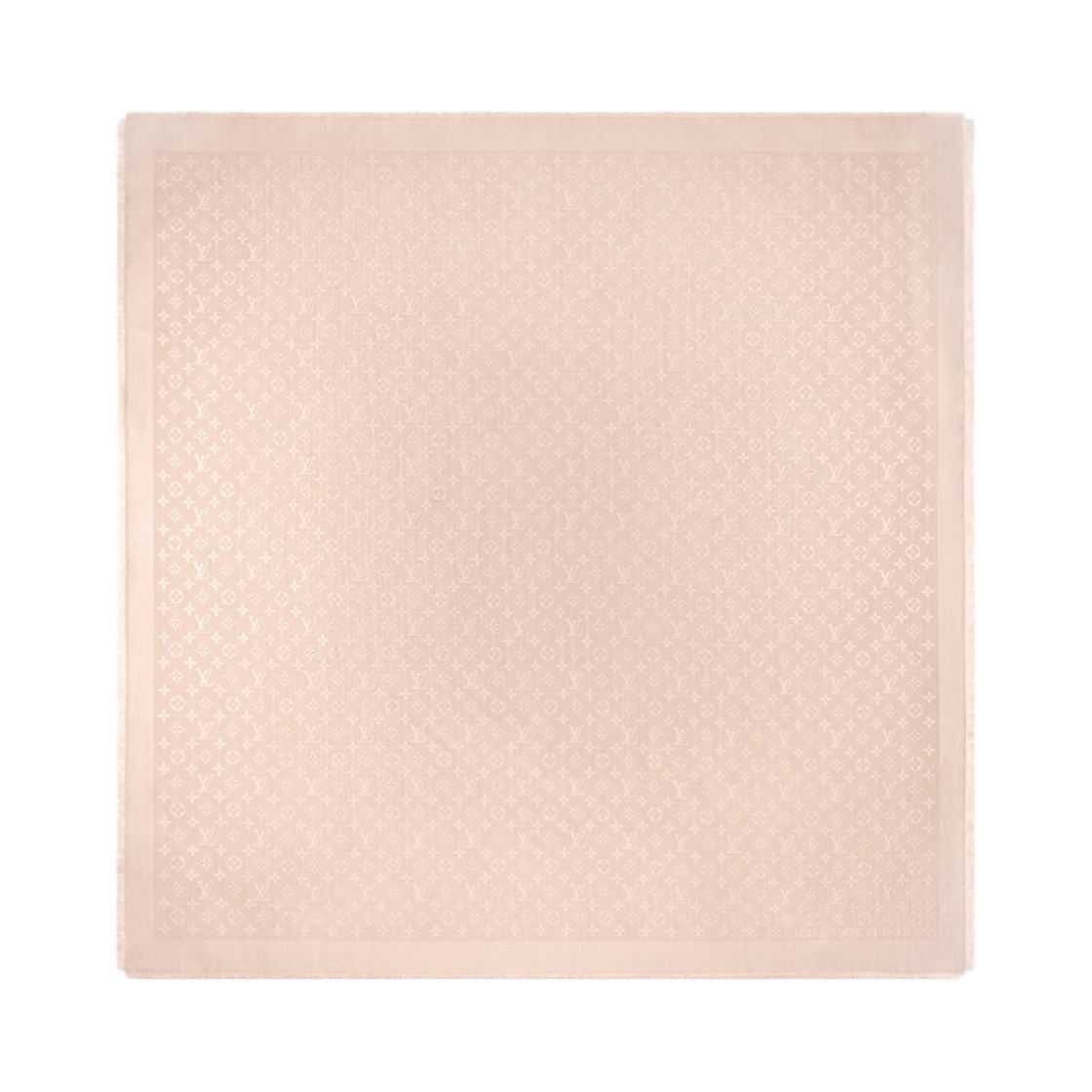 M77356 (W) Louis Vuitton Monogram Classic Shawl Ecru - 대표 이미지 #1