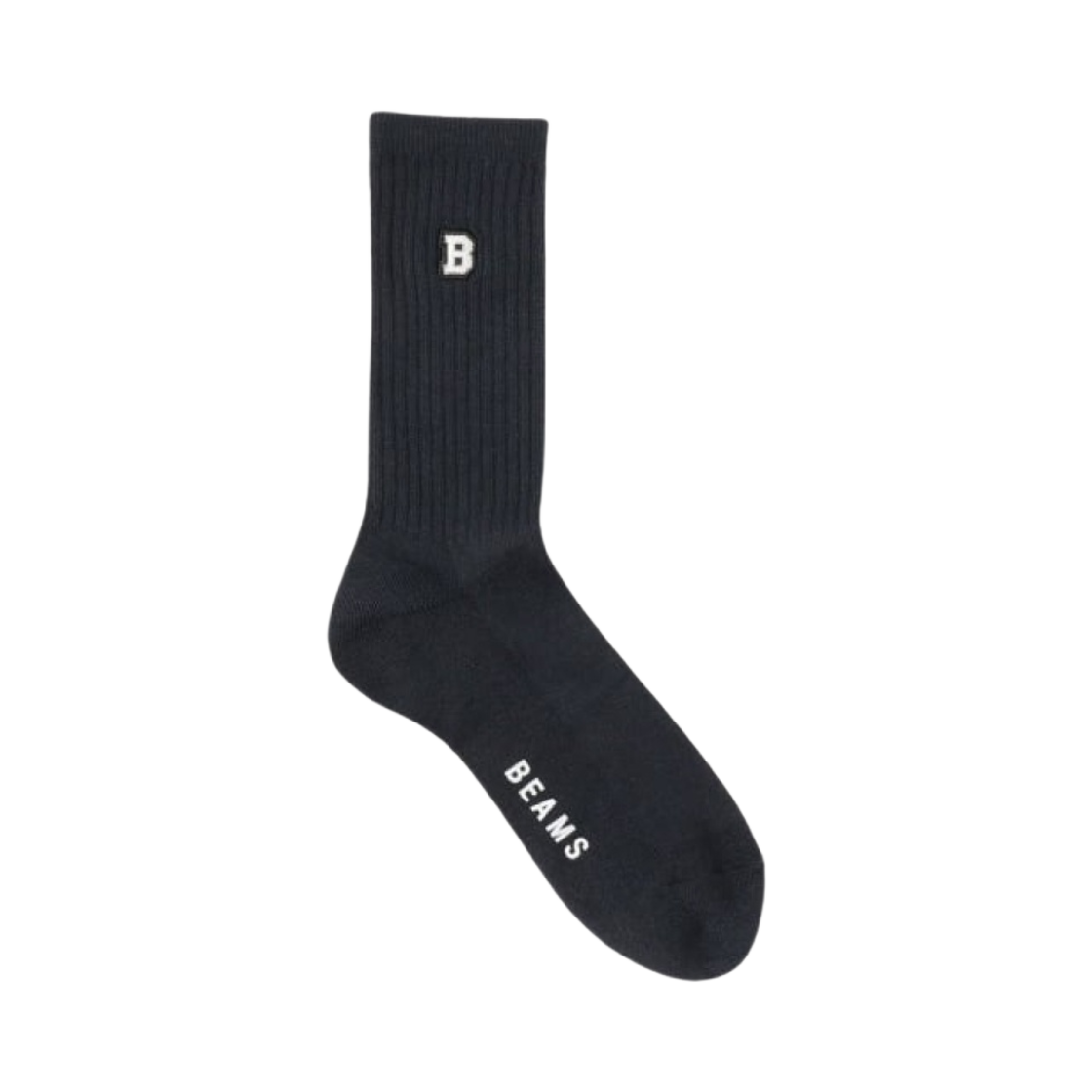 11-43-0216-324 Beams B Patch Logo Socks Navy