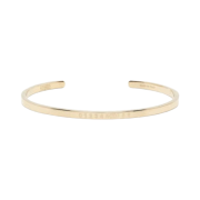 (W) MM6 Maison Margiela Numeric Minimal Signature Cuff Bracelet Gold
