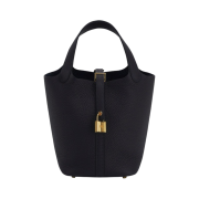 Hermes Picotin Lock 18 Bag Clemence & Gold Caban