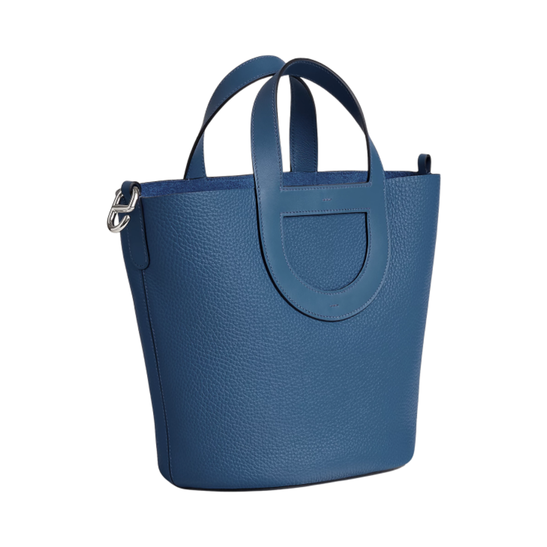 에르메스 인 더 루프 23 백 클레망스 스위프트 & 팔라듐 하드웨어 블루 타이(Hermes In The Loop 23 Bag Clemence Swift & Palladium Bleu Tie) - 3