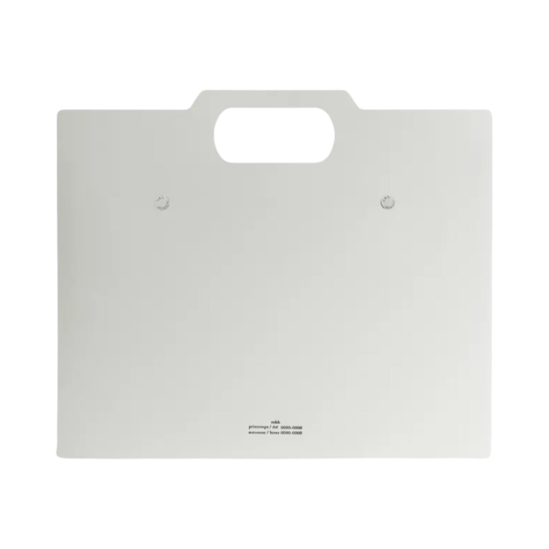 에이치앤엠 x Rokh 파일 케이스 백 화이트(H&M x Rokh File Case Bag White)