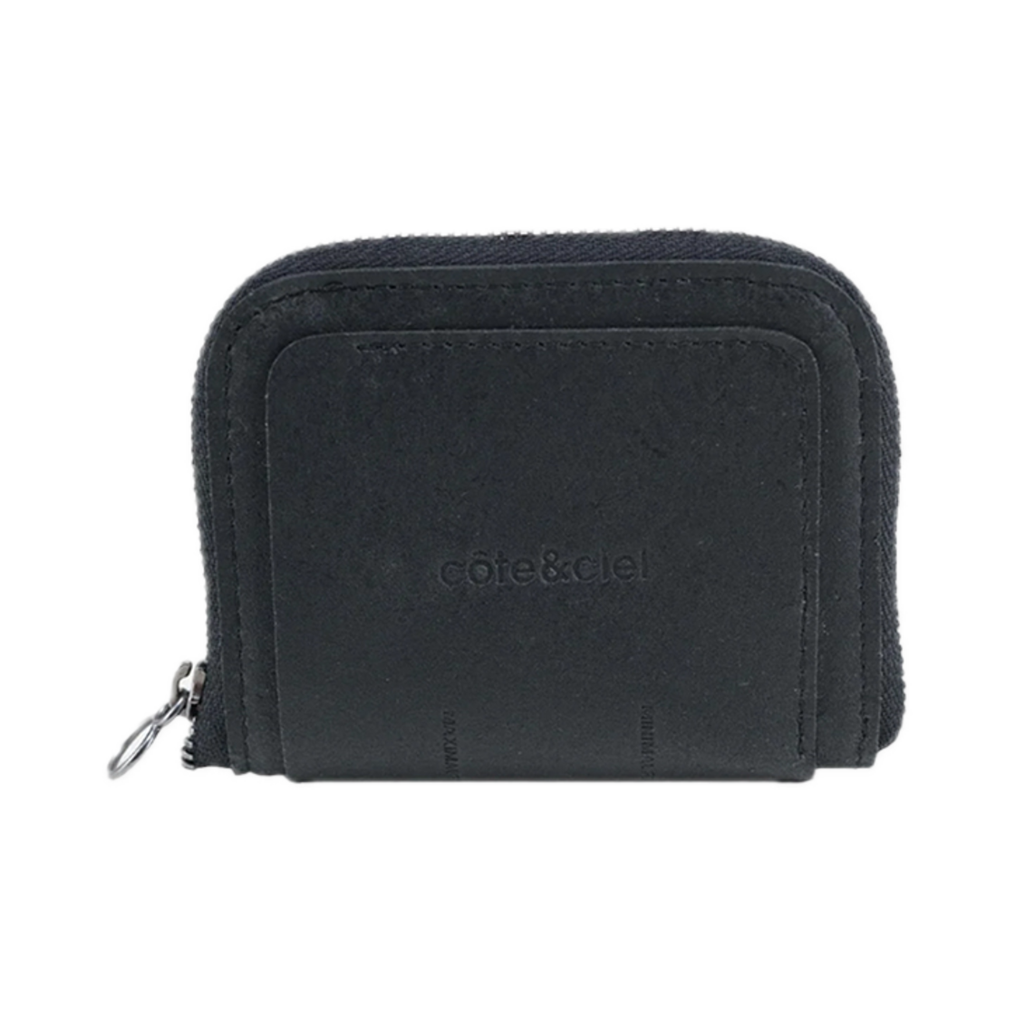 T1CWRCT03UC0BK0000 COTE&CIEL Zippered M Recycled Leather Wallet(29058) -Black