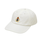 Heritage Floss Crest Twill Washed Cap Off White