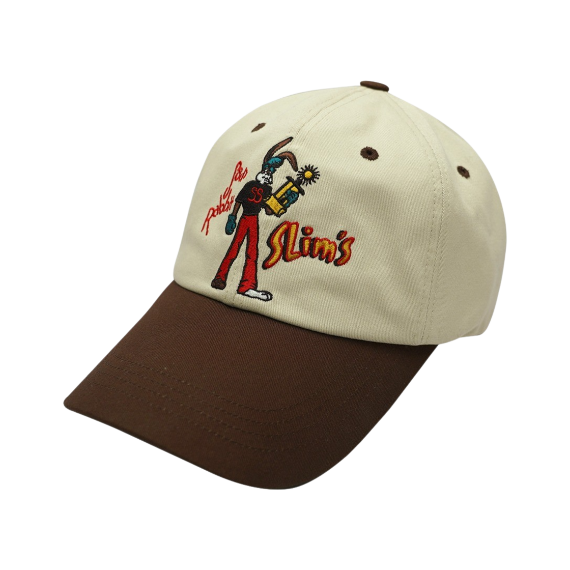 풀오브썬 썬 래빗 슬림스 캡 아이보리 브라운