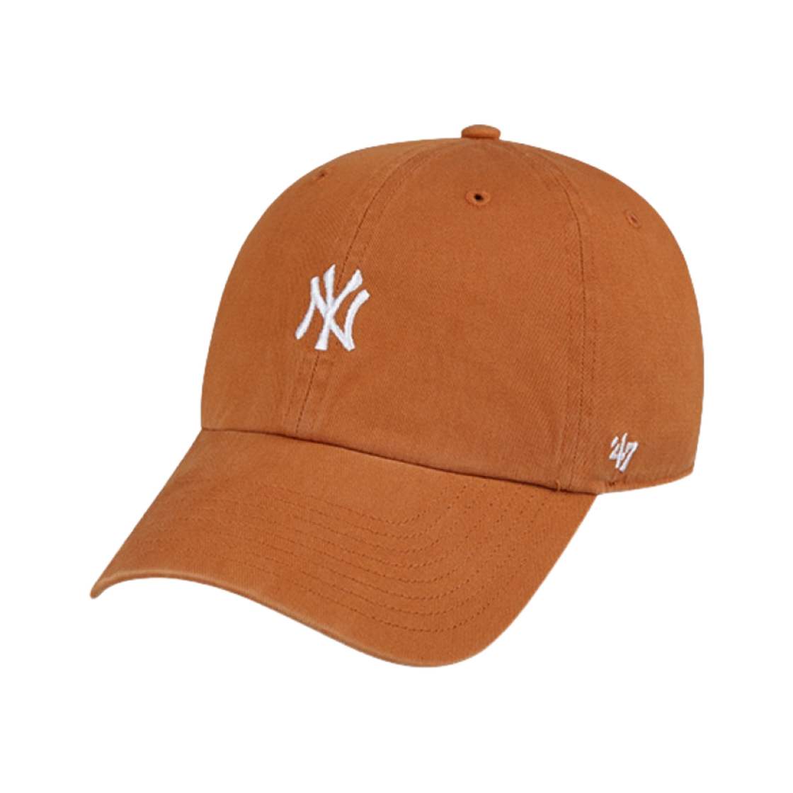47 브랜드 뉴욕 양키스 베이스 러너 번트 오렌지(47 Brand NY Yankees Base Runner Clean Up Burnt Orange)