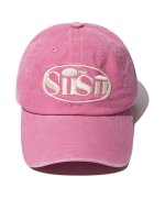 pagesiisii Oval Logo Pigment Ball Cap Pink
